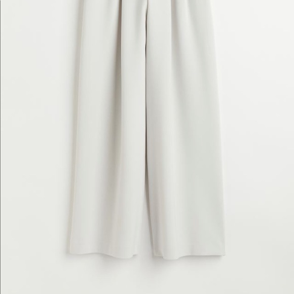 H&M Wide Leg High Waist Trouser Pant - Picture 3 of 9